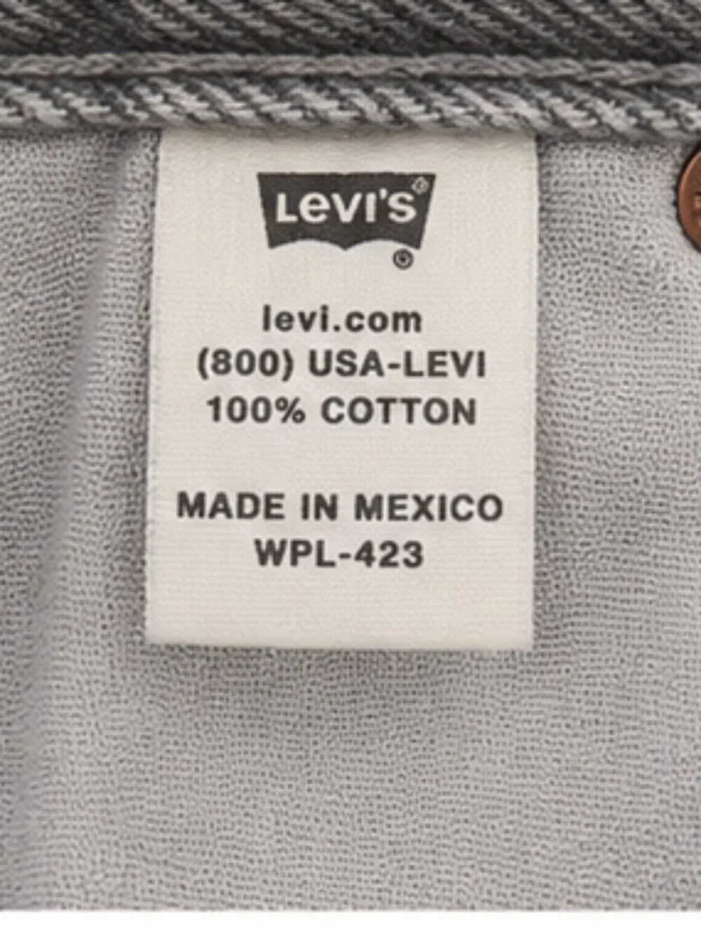 501 Levi's Gray
